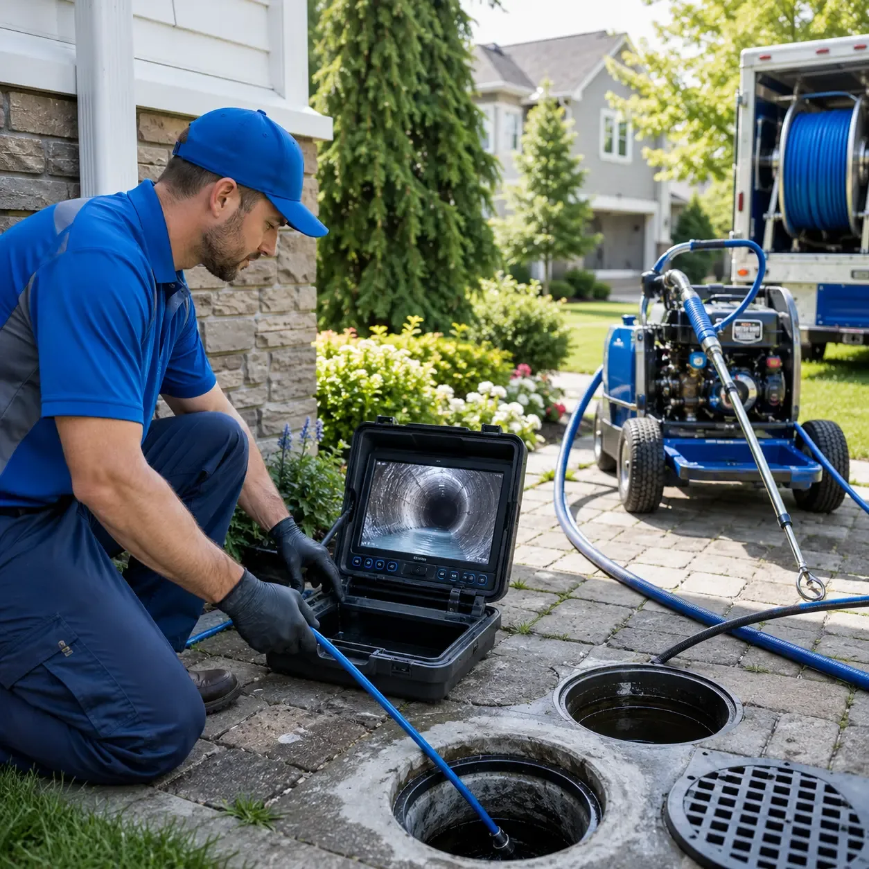 Outdoor drain cleaning professionals serving Trinidad, TX